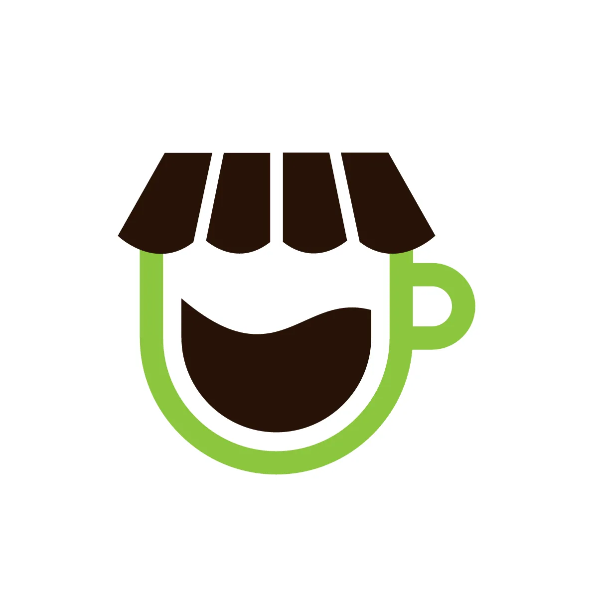 Outline Coffee Cup Shop Icon
