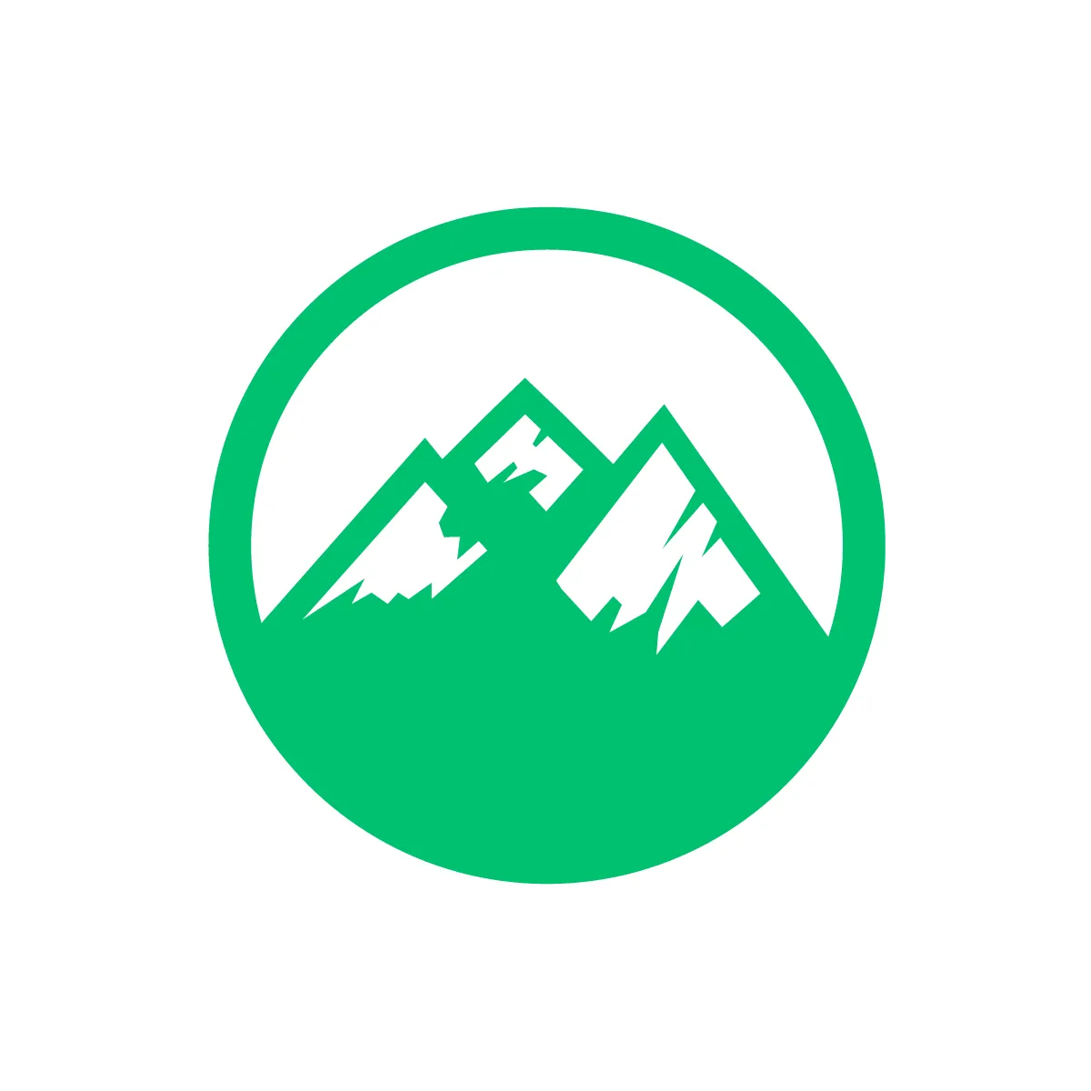 Outline Mountain Icon