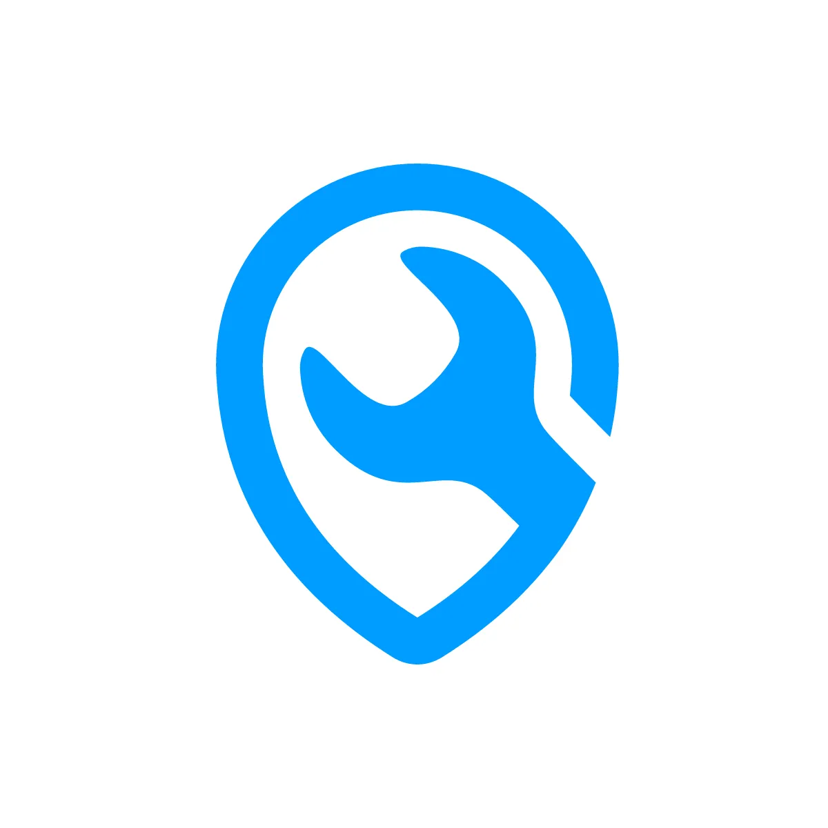 Outline Wrench Pin Icon