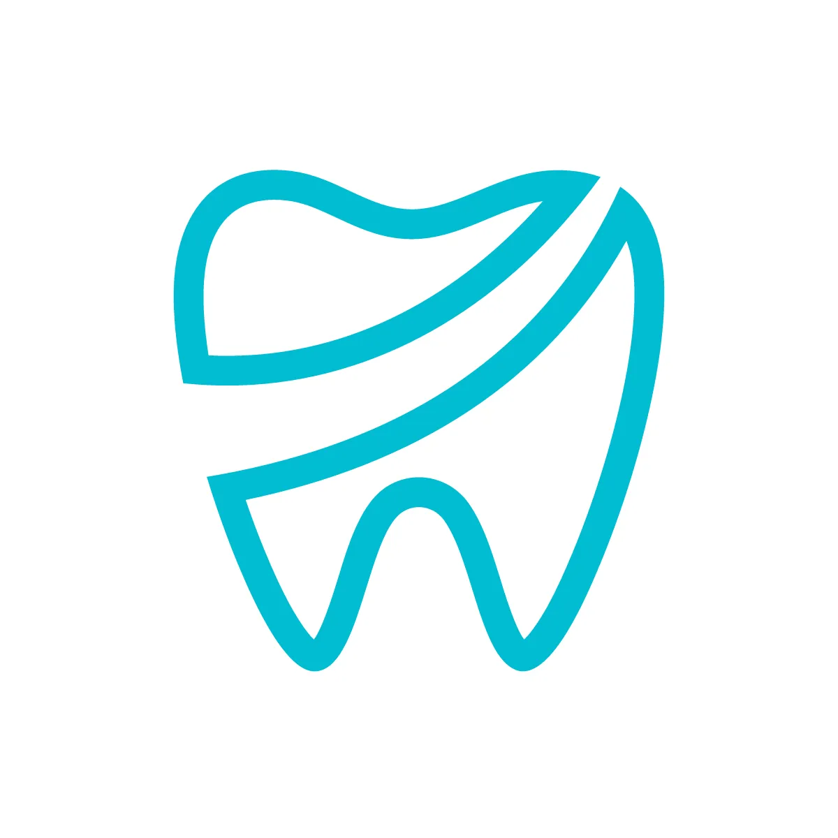 Outline Tooth Icon