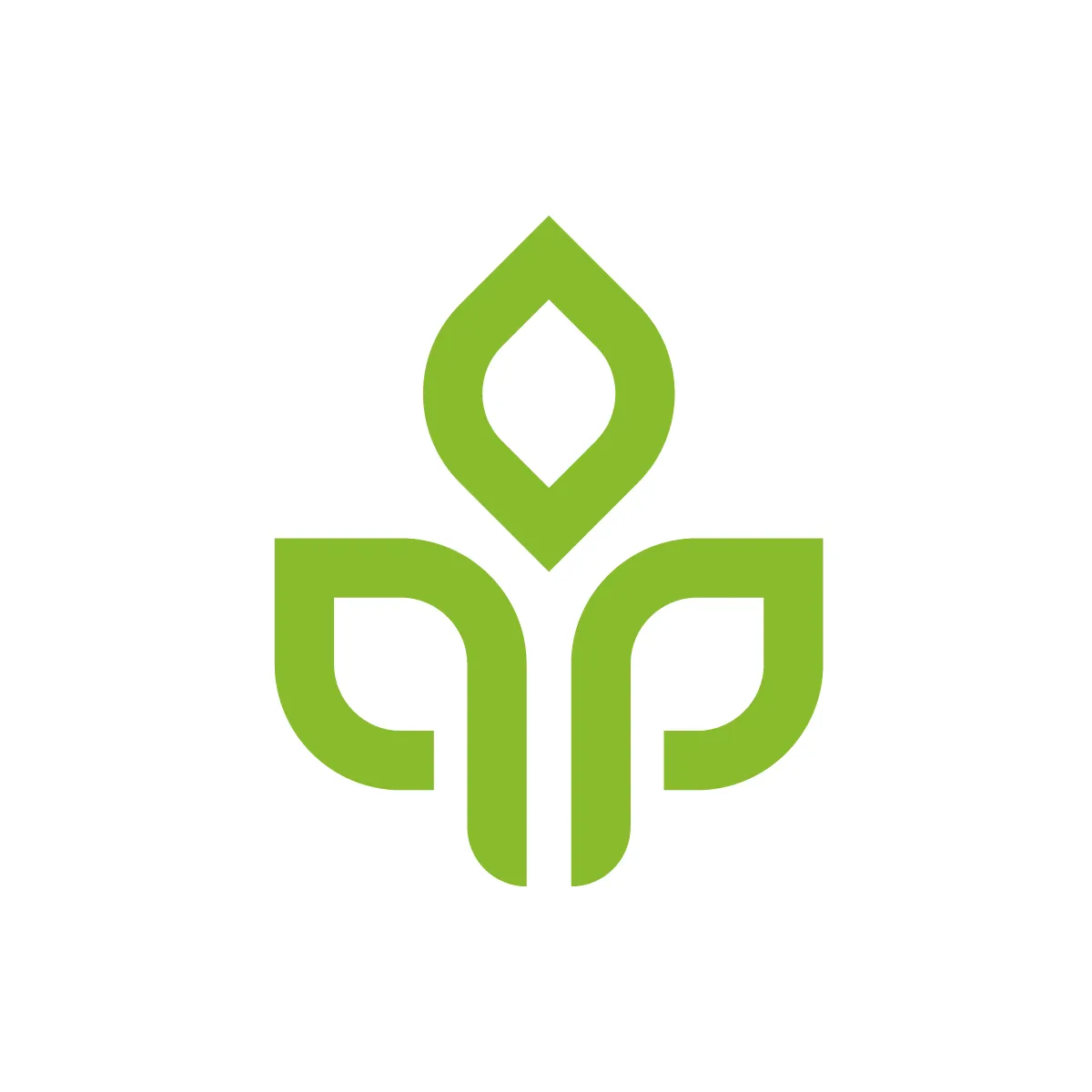Outline Plant Leaves Icon