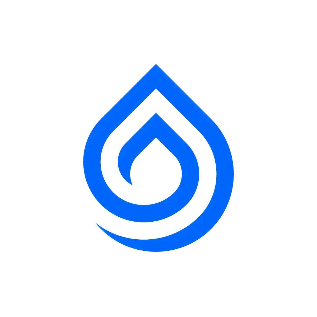 Outline Water Drop Icon