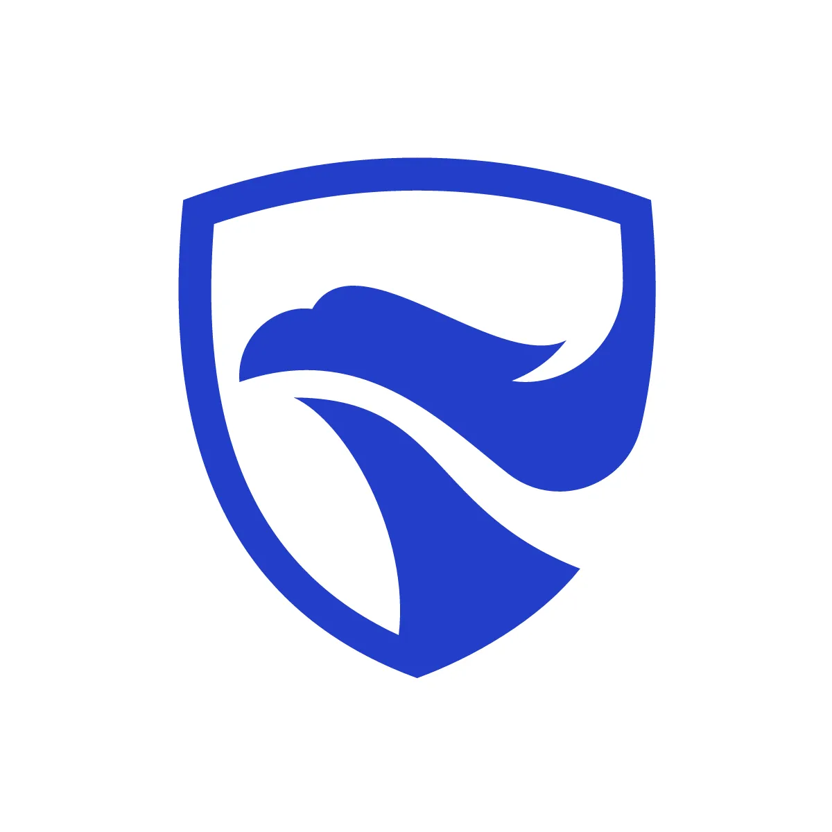 Solid Eagle Shield Icon