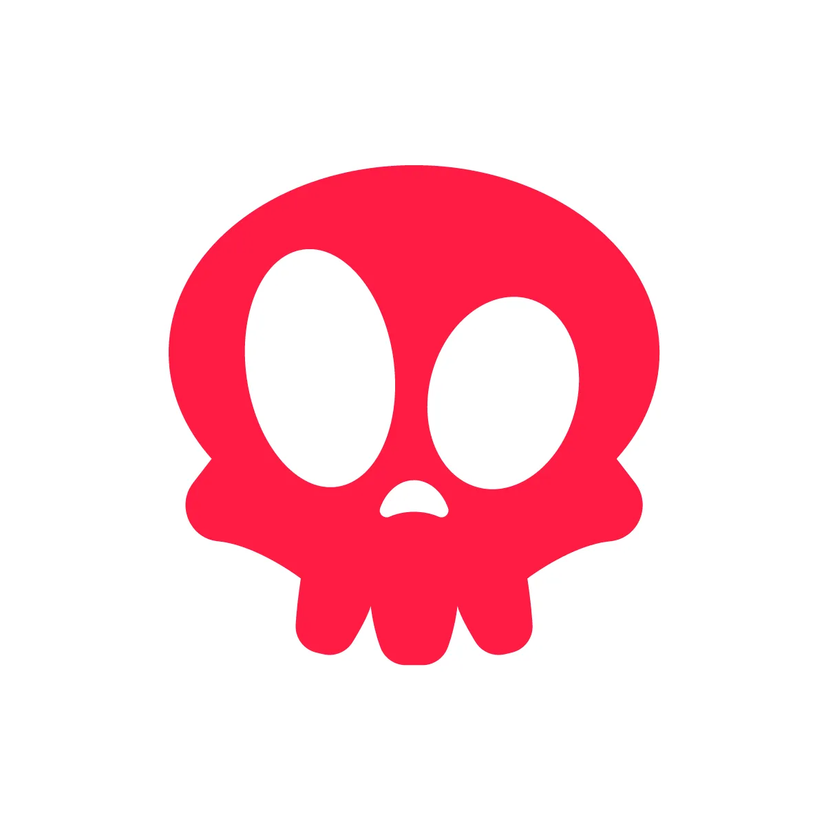 Solid Skull Icon