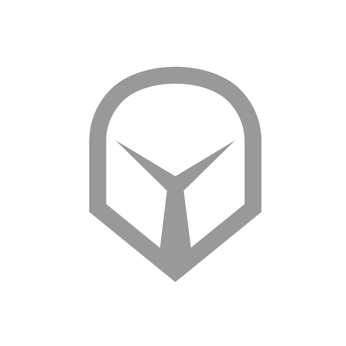 Outline Warrior Helmet Icon