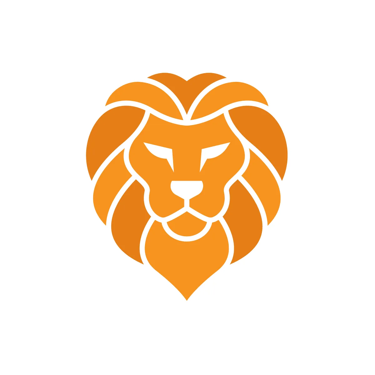 Solid Lion Icon