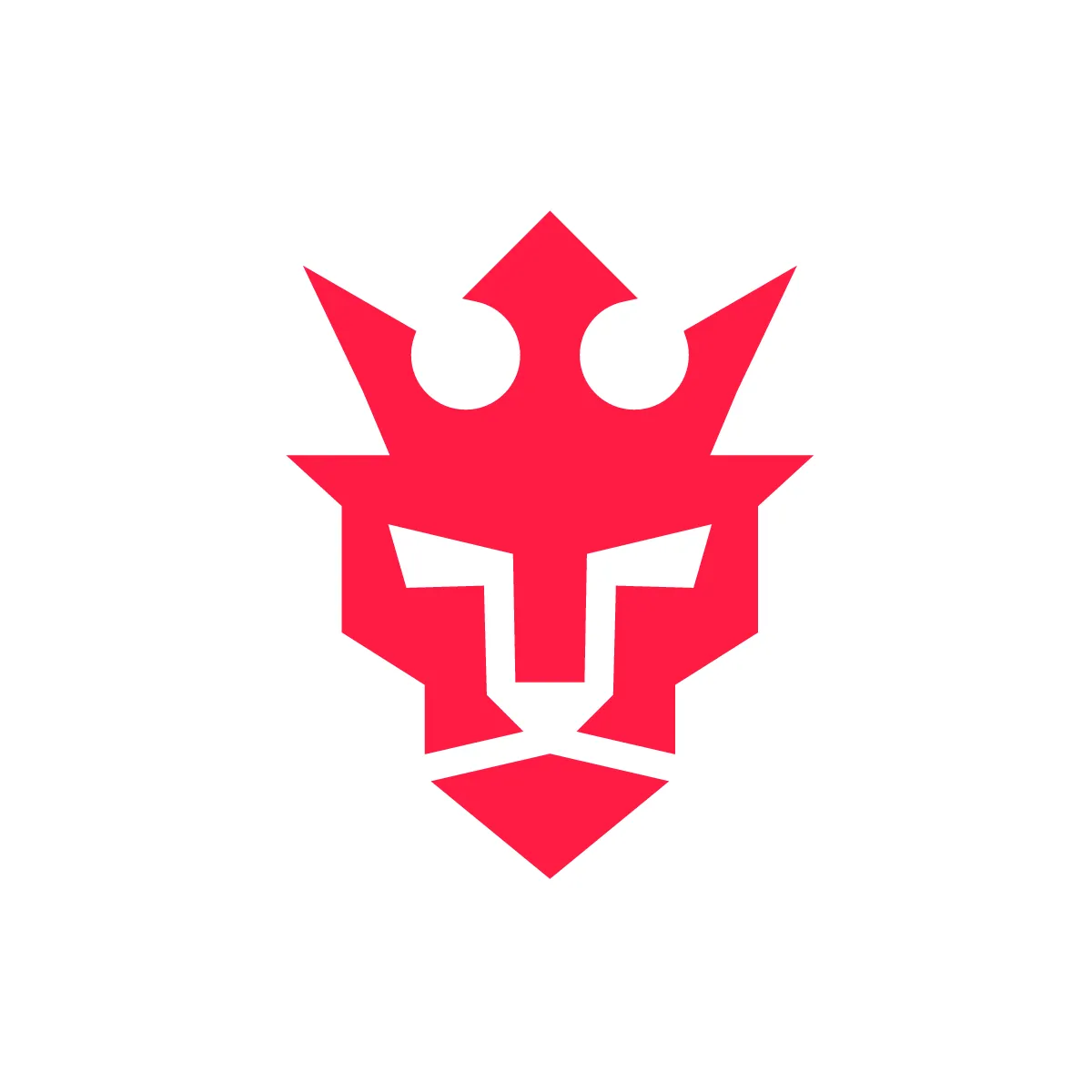 Solid Lion Crown Icon