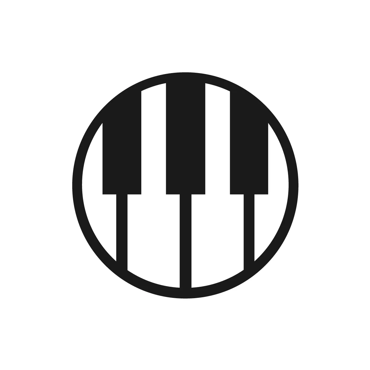 Outline Piano Icon