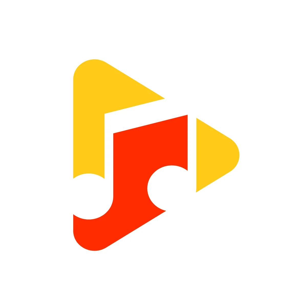 Solid Play Music Note Icon