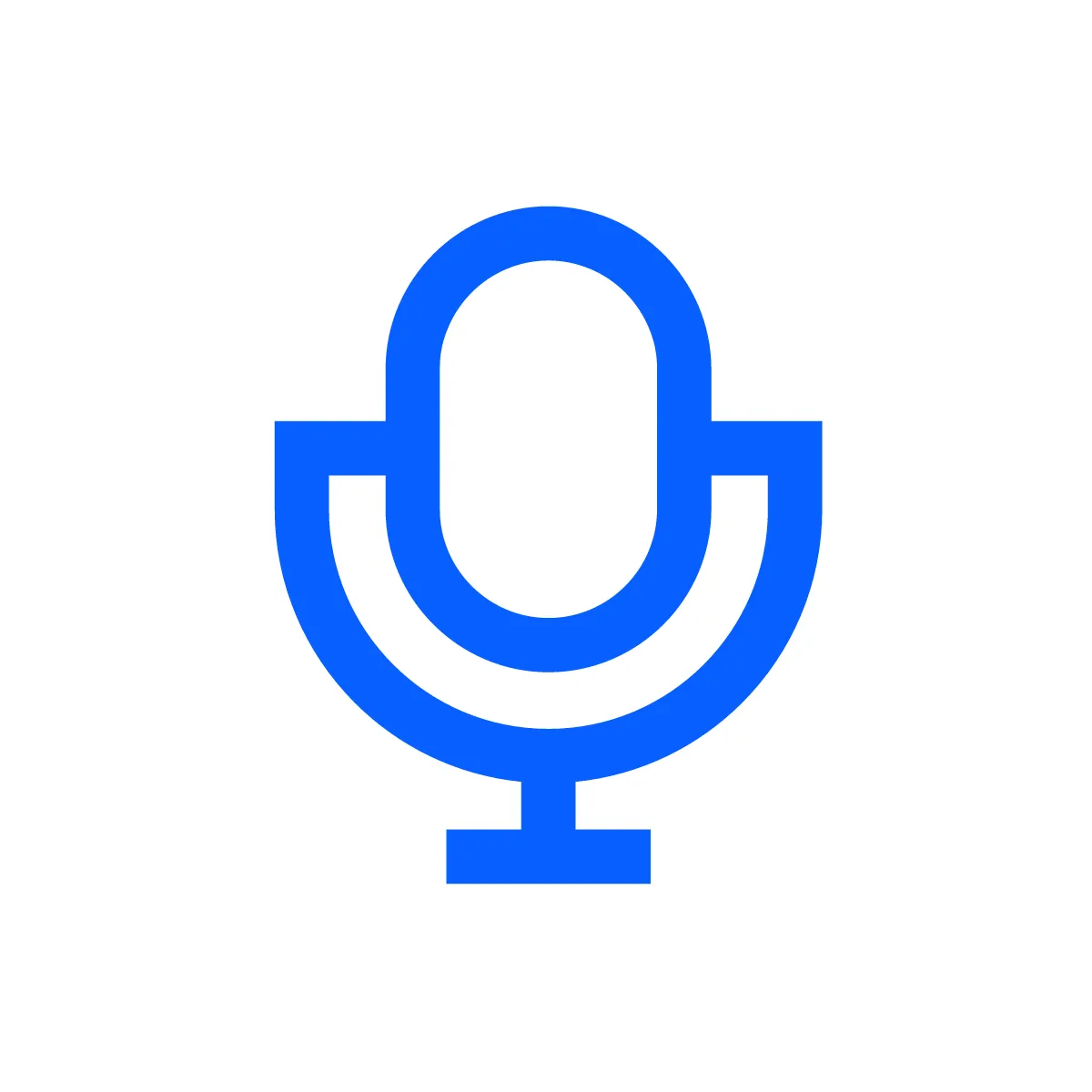 Outline Microphone Icon