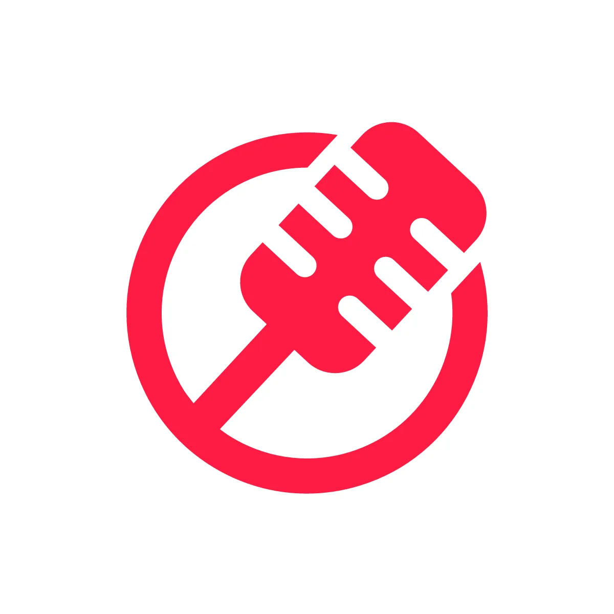Solid Microphone Icon