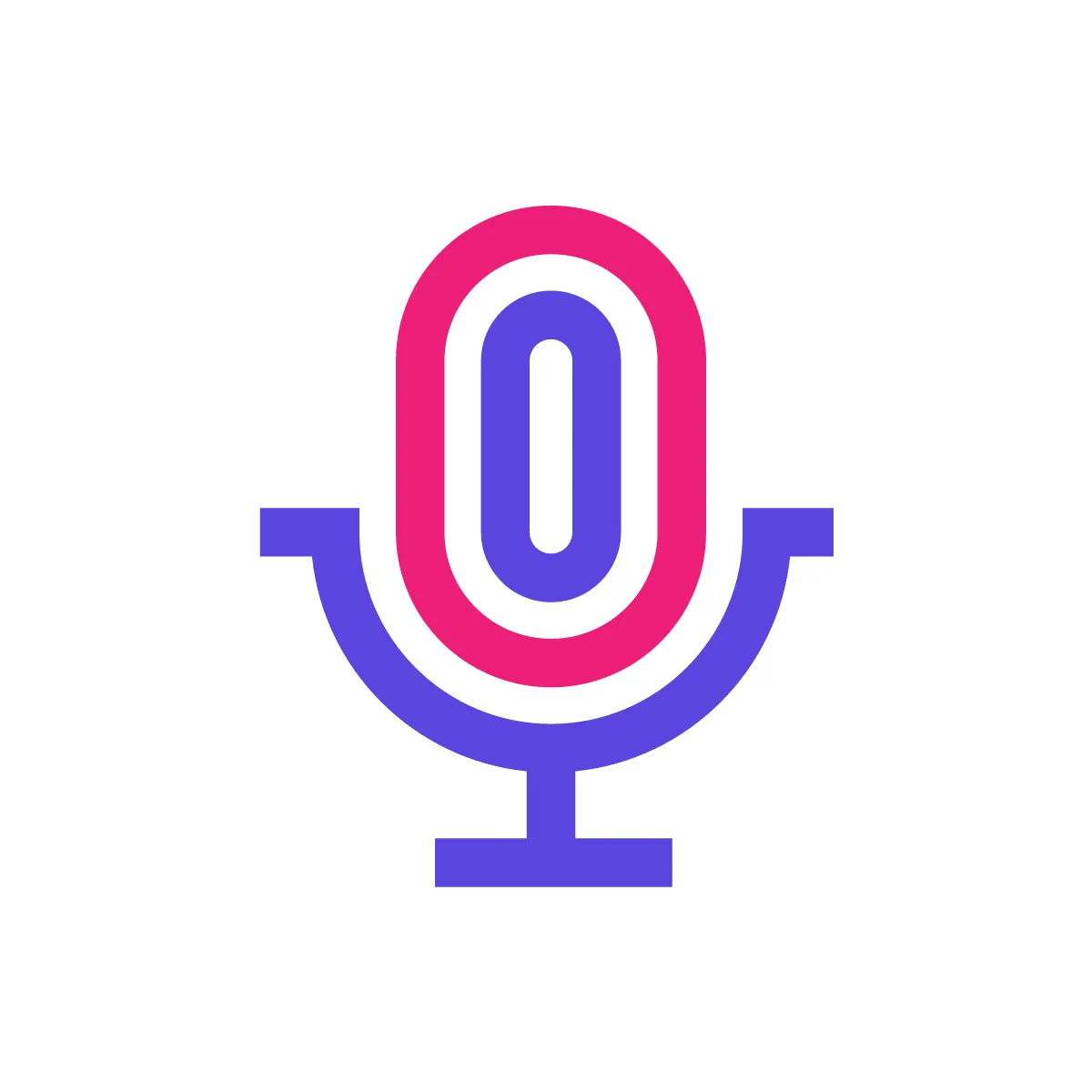 Outline Microphone Icon