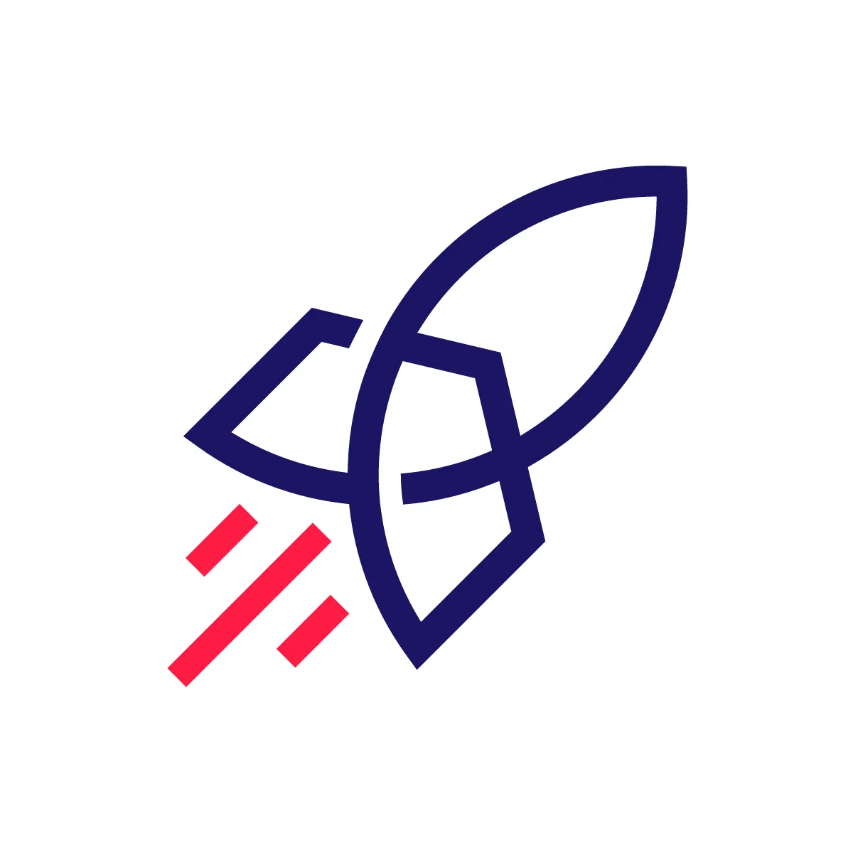 Outline Rocket Icon