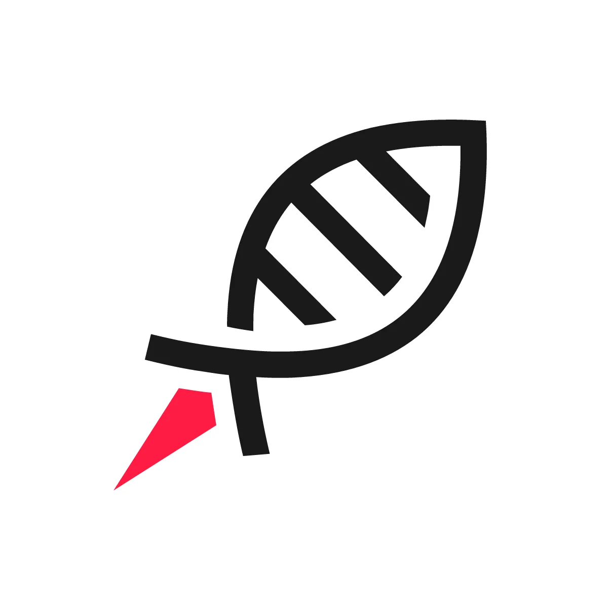 Outline Rocket Dna Icon