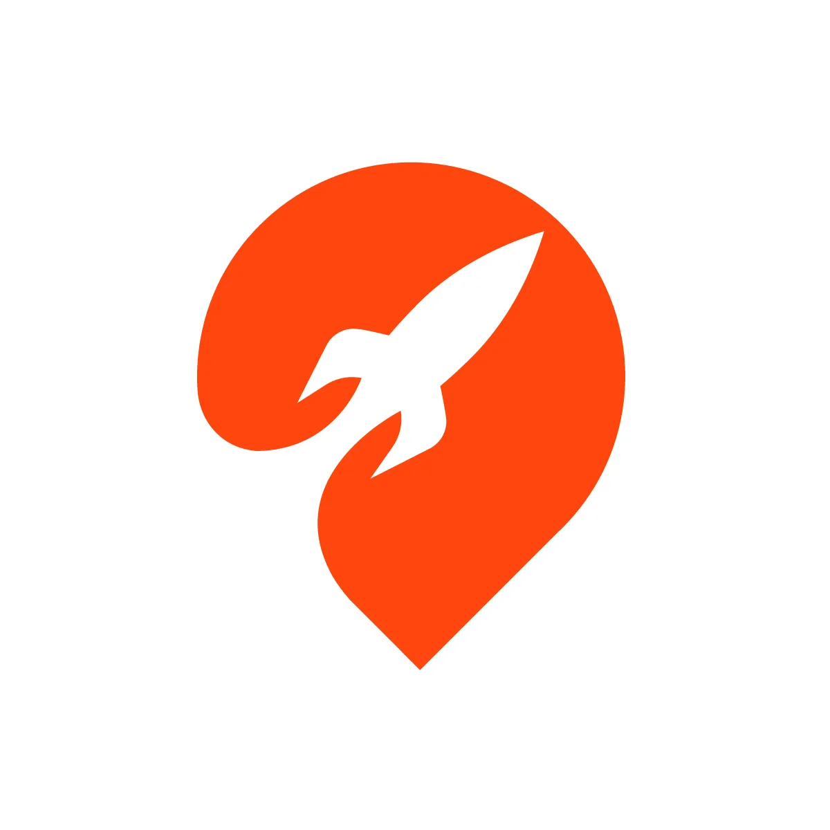 Solid Rocket Pin Icon