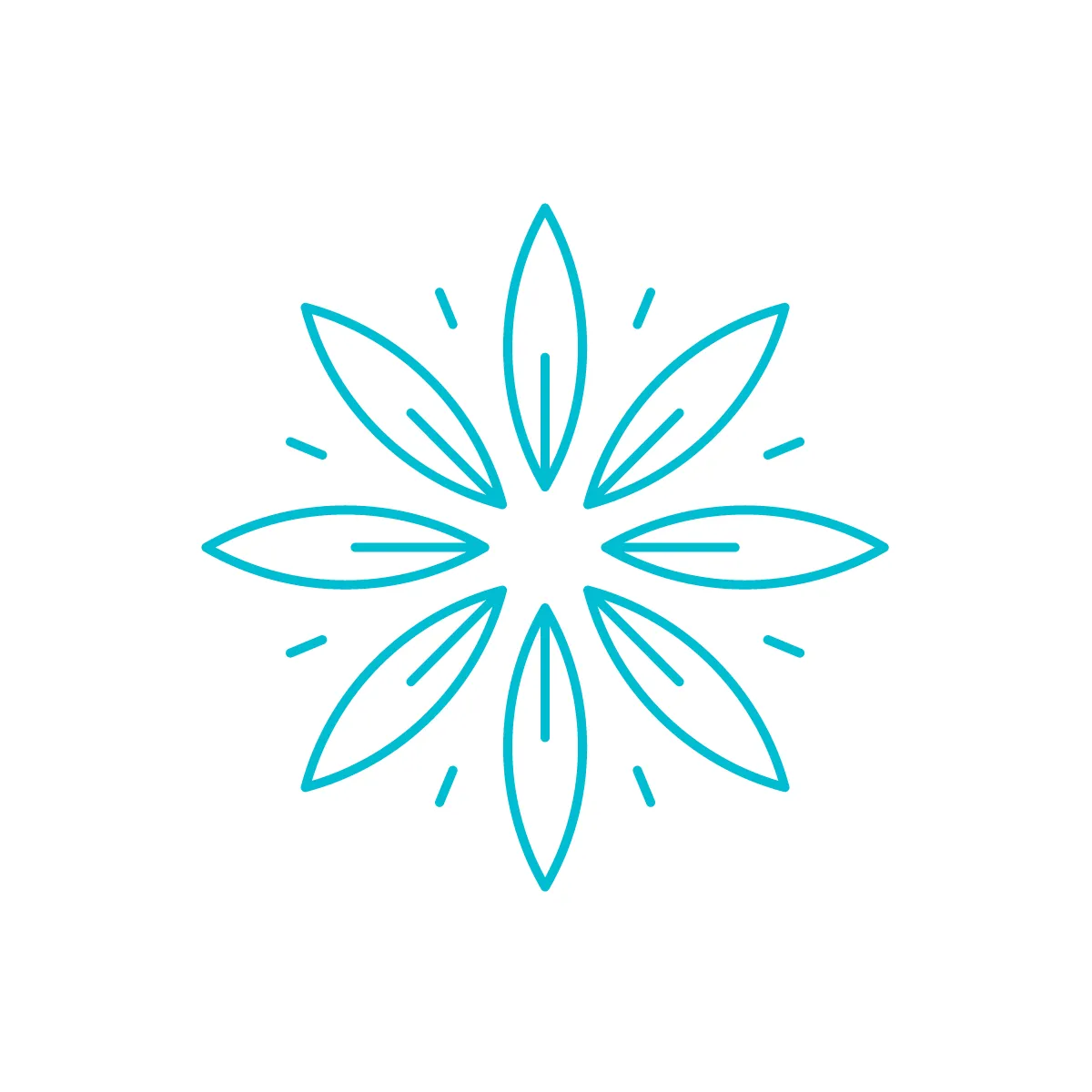 Outline Flower Icon