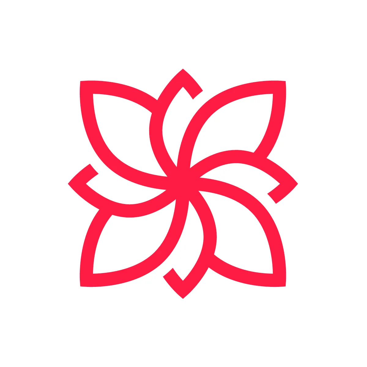 Outline Flower Icon