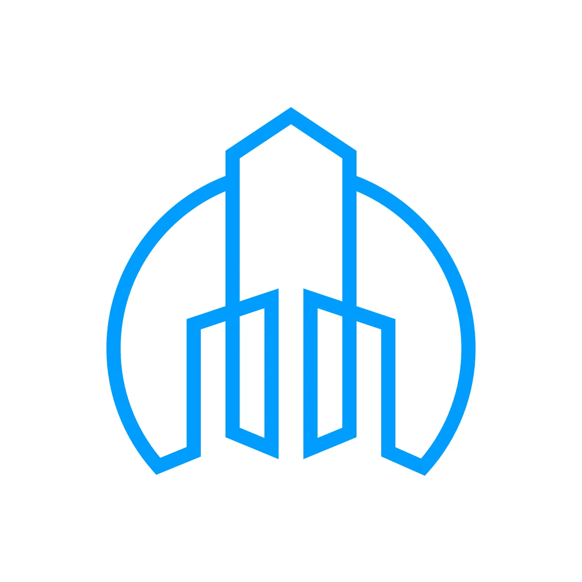 Outline Skyscraper Icon