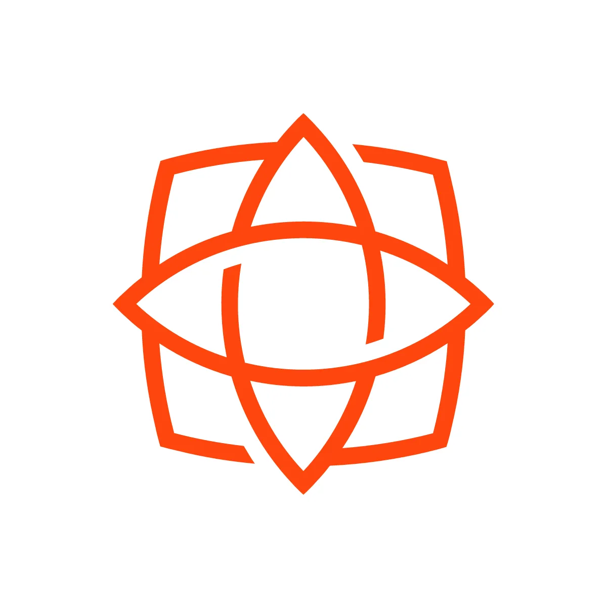 Outline Compass Icon