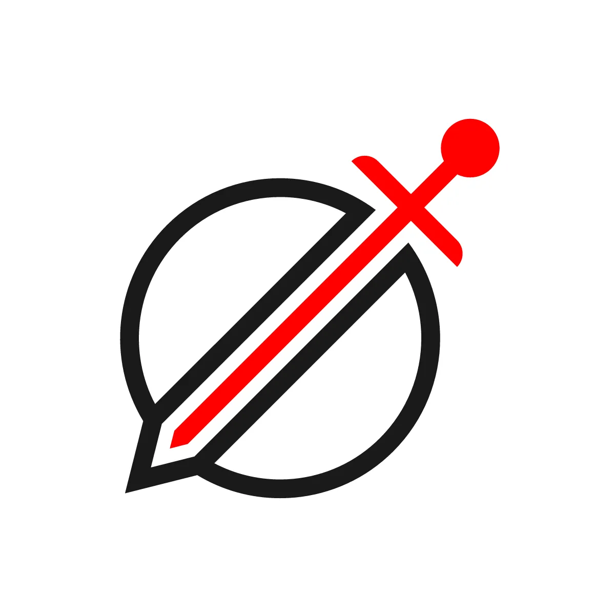 Outline Sword Icon