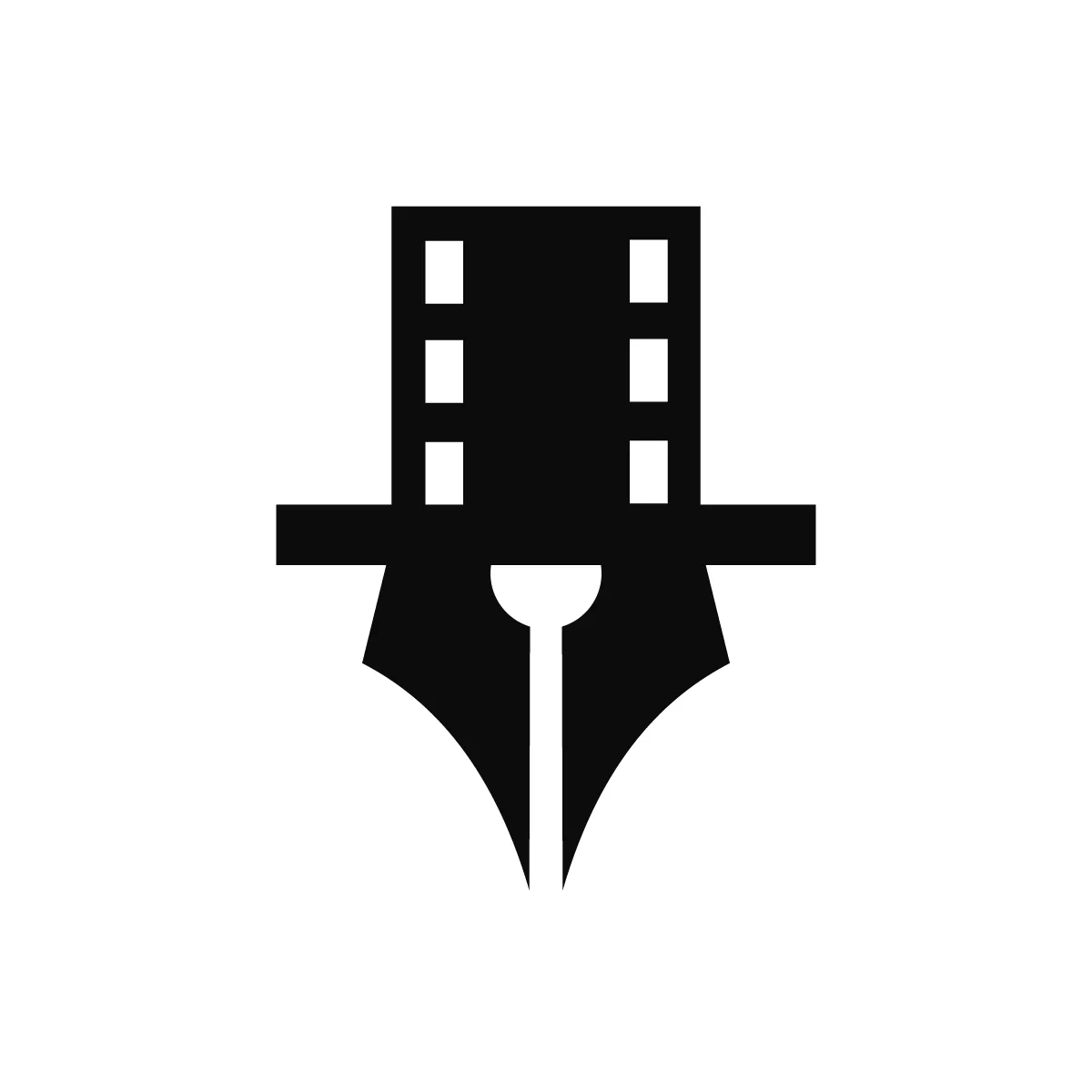 Solid Pen Hat Icon