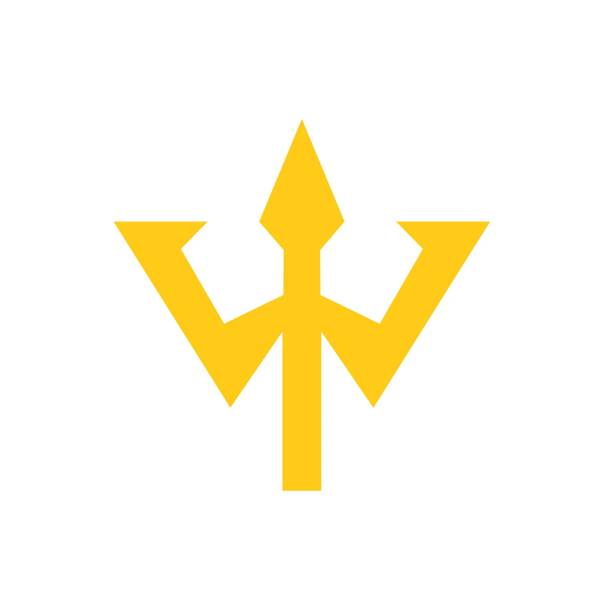 Solid Trident Icon