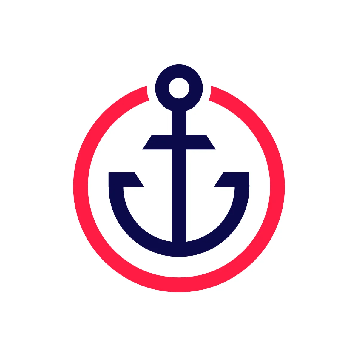 Outline Anchor Icon