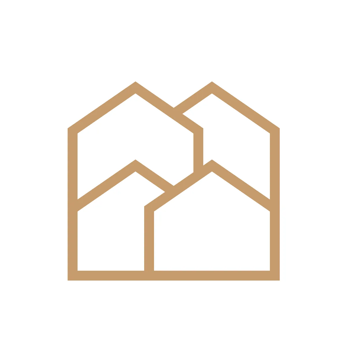 Outline Houses Icon