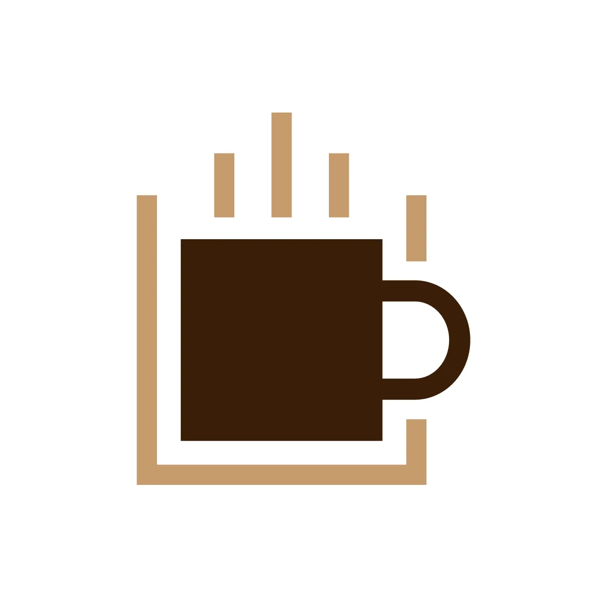 Solid Coffee Cup Icon