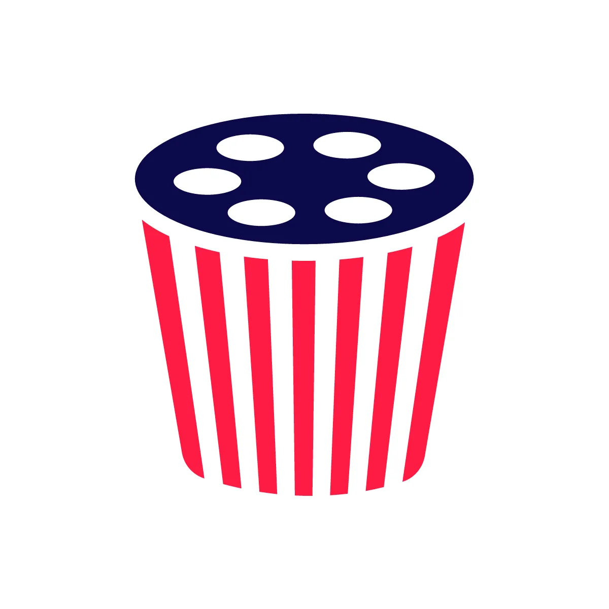 Solid Popcorn Box Film Logo