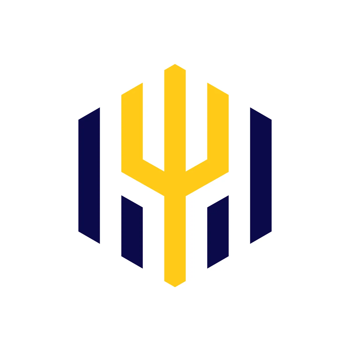 Solid Trident Icon