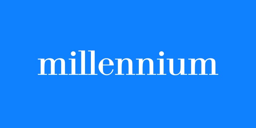 millennium logo