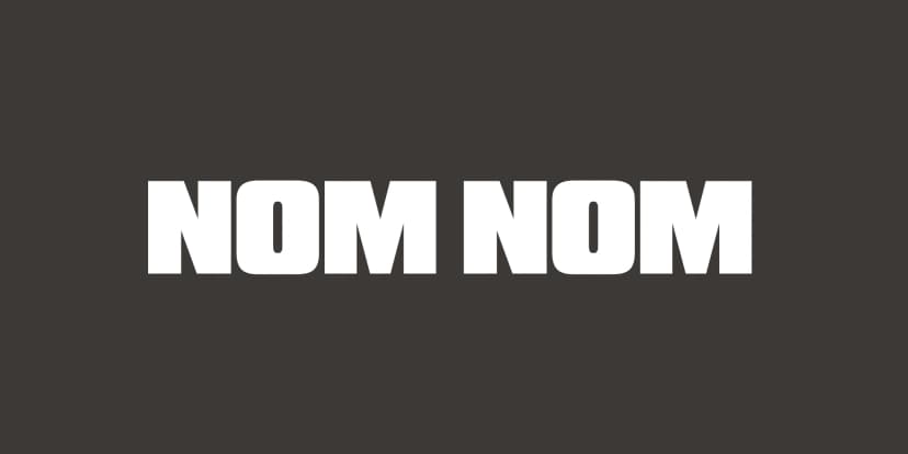 nom nom logo
